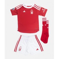 Nottingham Forest Chris Wood #11 Replika babykläder Hemmaställ Barn 2023-24 Kortärmad (+ korta byxor)